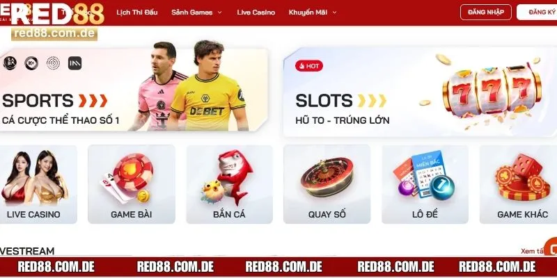 Top sản phẩm giải trí nên trải nghiệm khi đến với RED88 